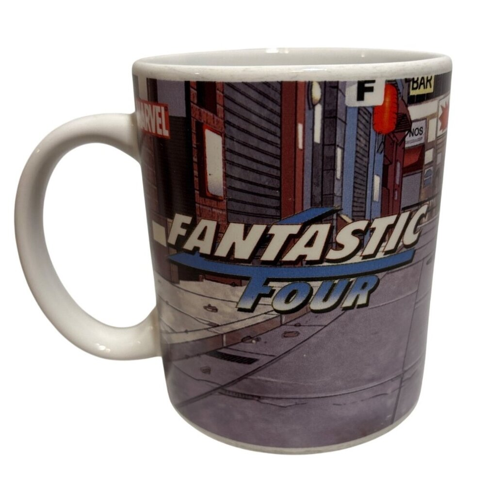 Fantastic Four Mug Comic Book Hero by Russ Berrie 2005 Marvel
